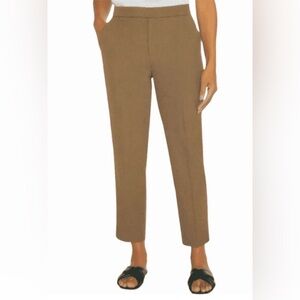 Banana Republic Womens Tapered Pull On Pant Brown